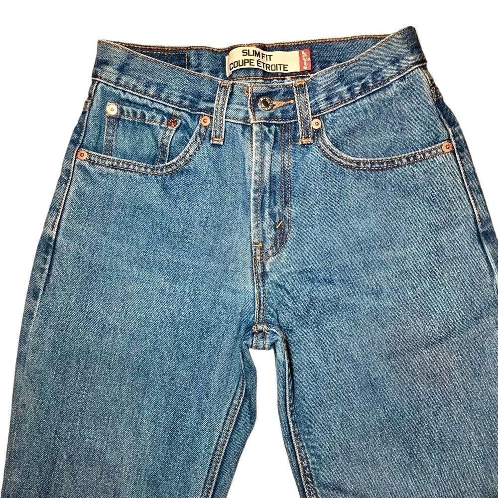 Levi's Vintage Straight Leg Jeans in Light Blue, Size 28